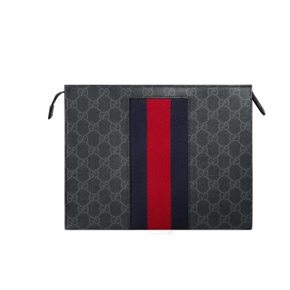 GUCCI BLACK POUCH 475316 (26*20*6cm) GUCCI BLACK POUCH 475316 (26*20*6cm)
